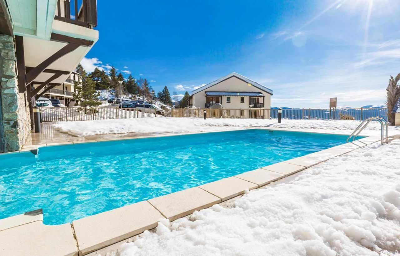 Charmant Studio Face Aux Pyrenees Font-Romeu-Odeillo-Via Luaran gambar